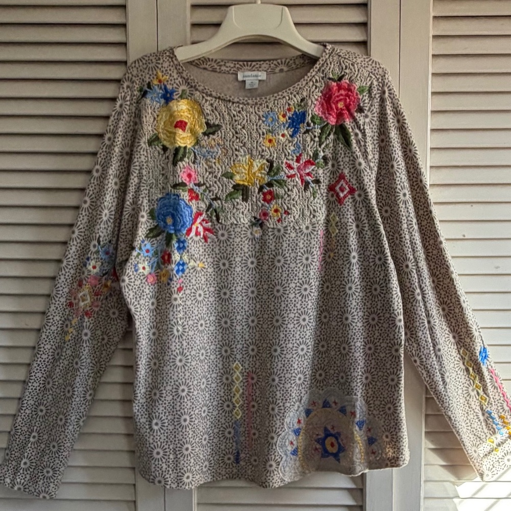 Sundance Sunny Disposition Embroidered Top